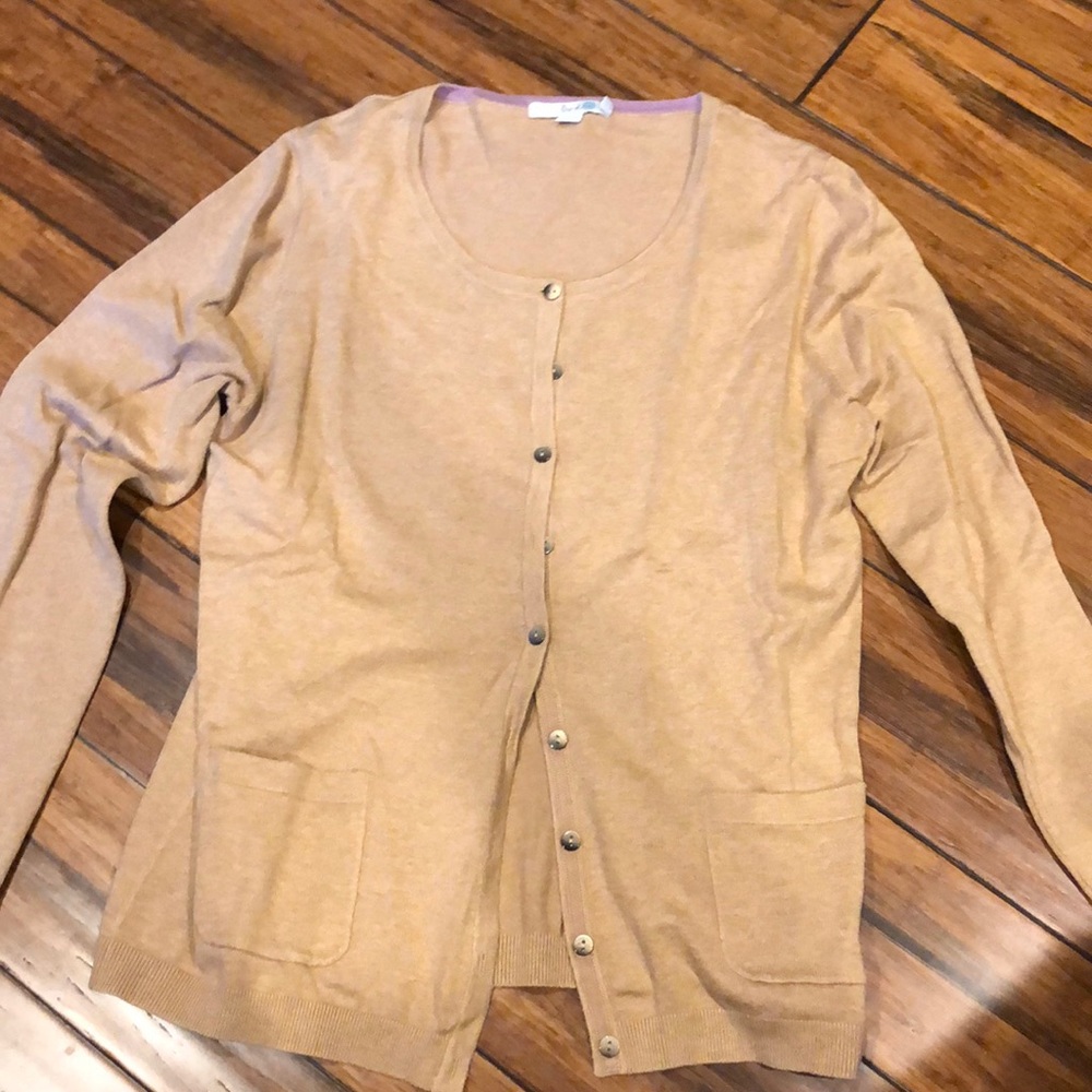 Boden Tan Sweater Size 12